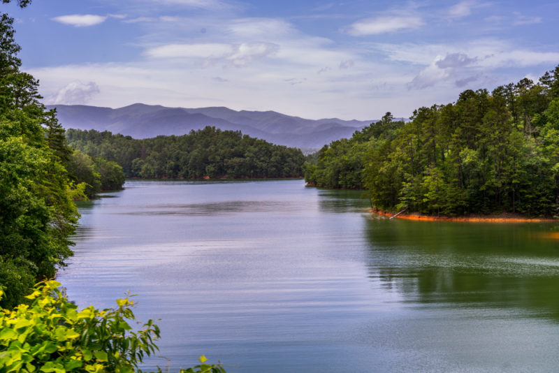 Tuckasegee river near Bryson City NC